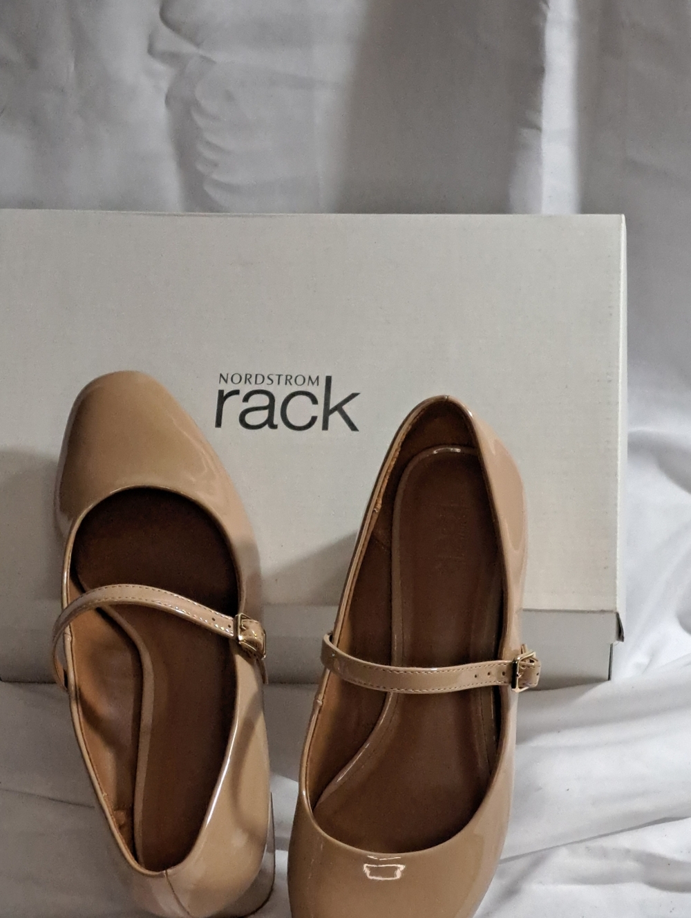 Sz 7.5 Nordstrom Rack Bernadette Patent Mary Jane Beight 1.5 Heel